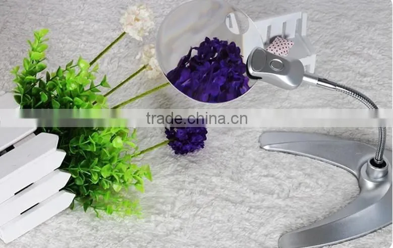 LED Lighted Flexible Desktop Magnifier/magnifying glasses hands free