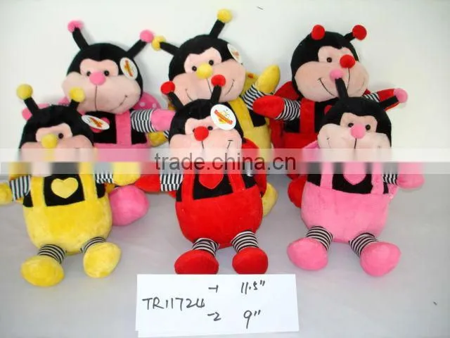 Long cute ladybug toy