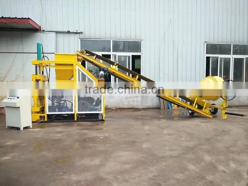 HR2-10 Automatic Compressed Earth Block Machine Small hydraulic Cement Interlock Brick Machine, Fly Ash Brick Making Machine