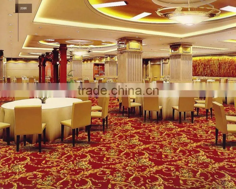 Luxury Axminster hotel carpet wth fire proof