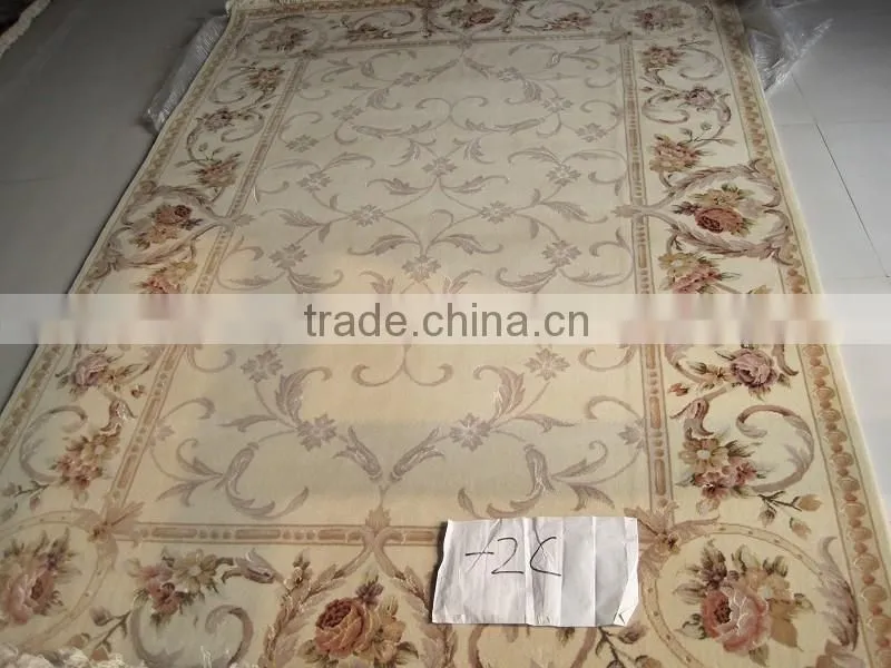 handmade wool & silk art rug chinese handcraft wool & silk carpet