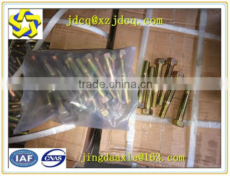 xmga liugong linkong sdlg xcmg LW300KS wheel loader spare parts 805000411 Bolt M16x80 bolt and nut
