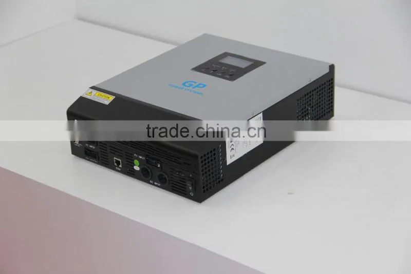 GP Inverter 1kva/800W pure sine wave inverter hybrid solar inverter with built-in mppt charge controller