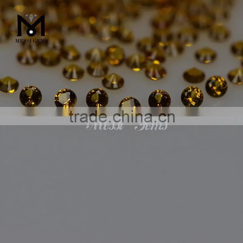 Top Machine Cut Gemstone Round 1.5mm Crtrine Nano Beads