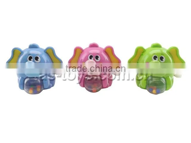 Baby lovely wind up cartoon elephant with light and sounds