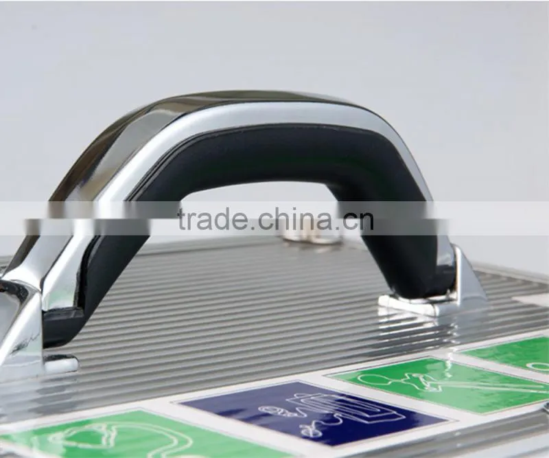 Aluminum metal emergency first aid kit