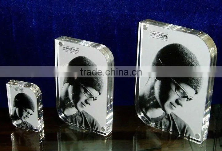 arrival Magnet Acrylic Picture Frame, Acrylic Photo Frame,Clear Acrylic image Frame(R-1145