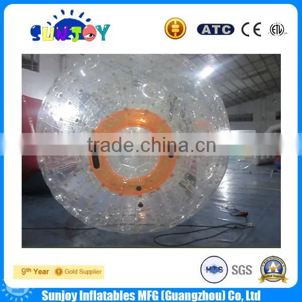 SUNJOY 2016 hot sale commercial inflatable zorb ball, inflatable body zorb ball for sale
