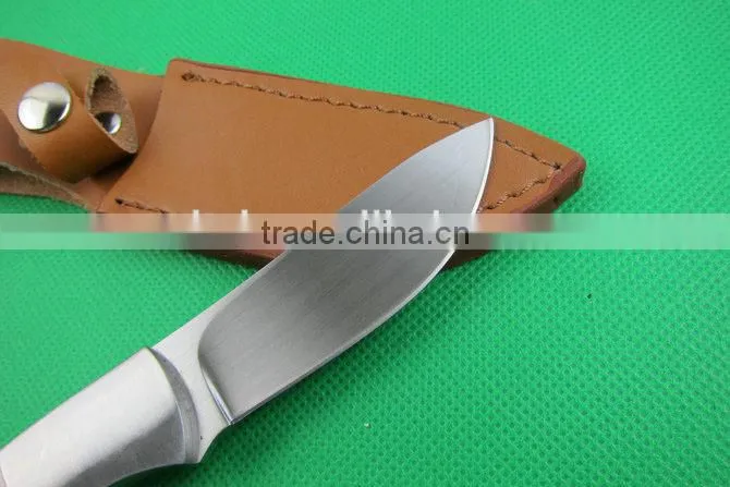 OEM small straight knife, antler handle hunting knife UD401777