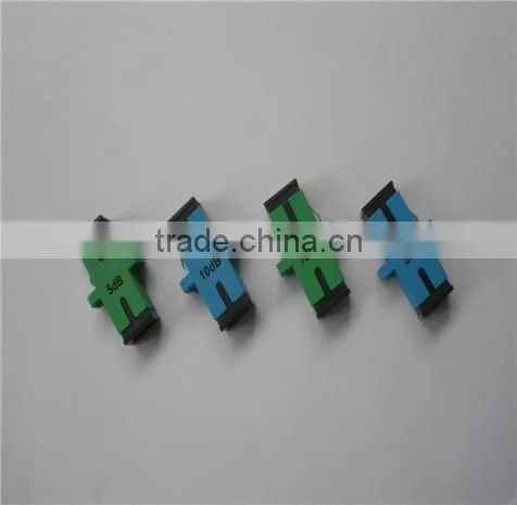 FTTH SC upc 5db singlemode fixed flange fiber optical attenuator,sc adapter type adapter
