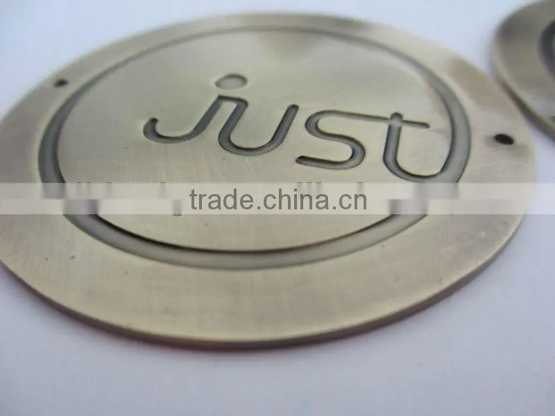 metal wine label, brass badge, bottle sticker,Aluminum label, metal hang tag