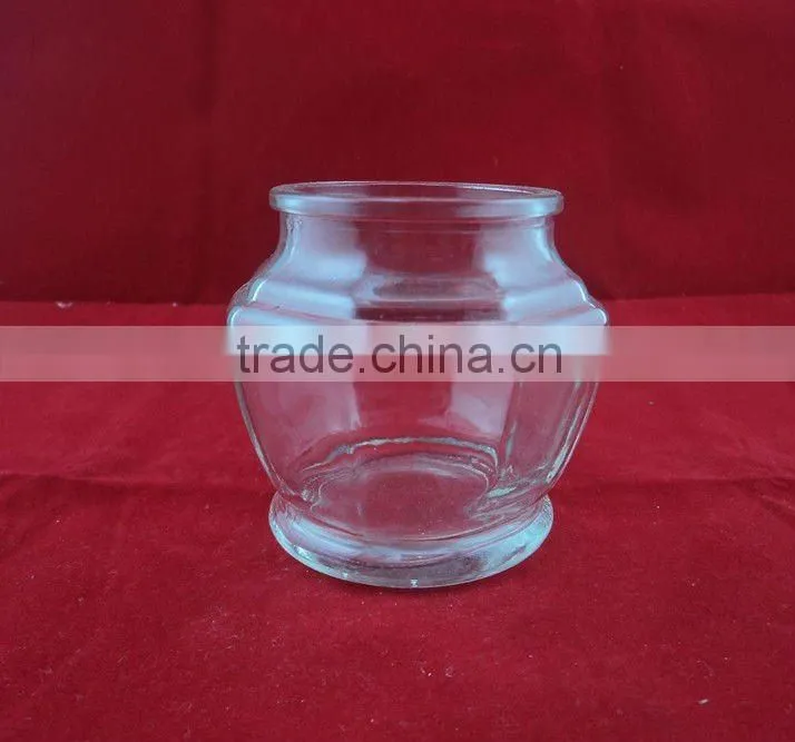glass jar with glass lid, 200ml glass conister