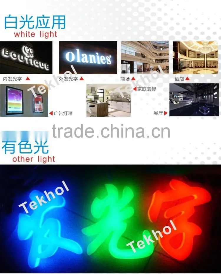 Outdoor sign backlight 3 years warranty lens 0.8W led module 2835 injection