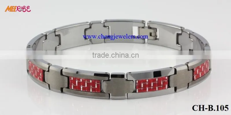 Online jewelry shopping tungsten steel/ jewelry men, valentine romantic gift, bracelet for him