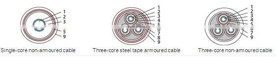 5x50mm2 AL/xlpe/pvc power cable zhengzhou cable