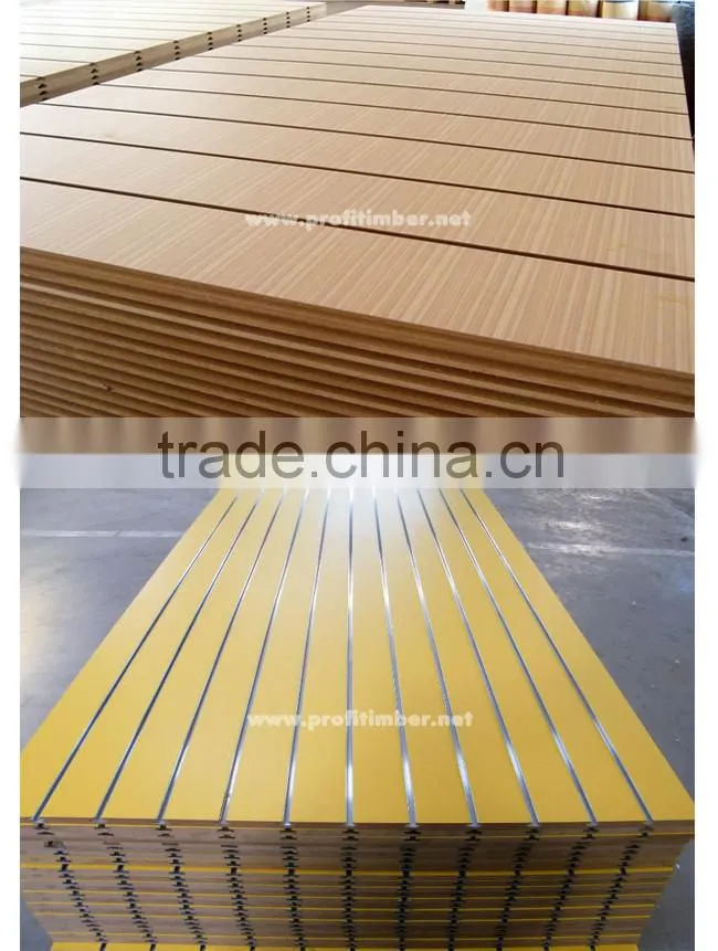 Slotted MDF Board / Slot Board / Slat Wall Panel