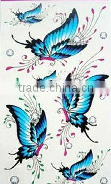 butterfly tatoo sticker
