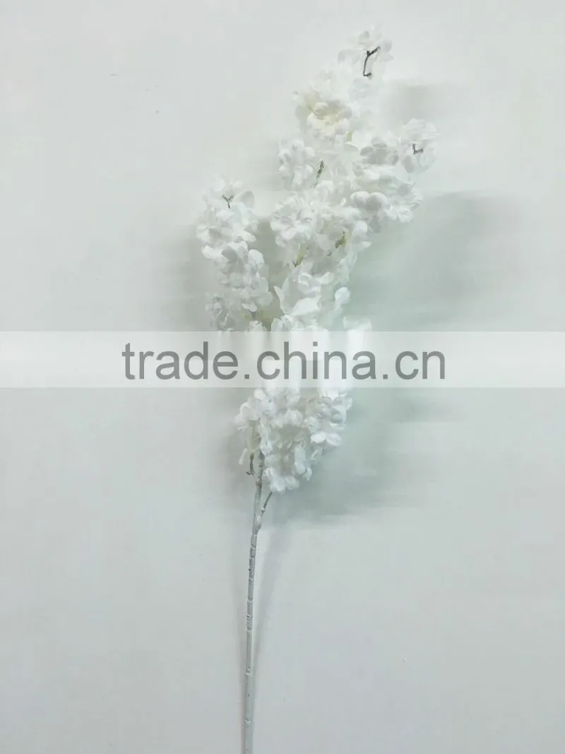 Wholesale white artificial cherry blossom branch for Christmas decor