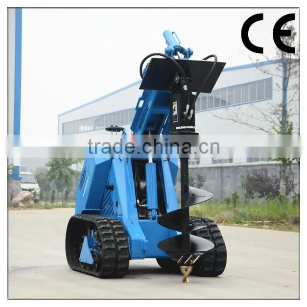 concrete mixer loader MS500 mini skid steer loader small garden loader