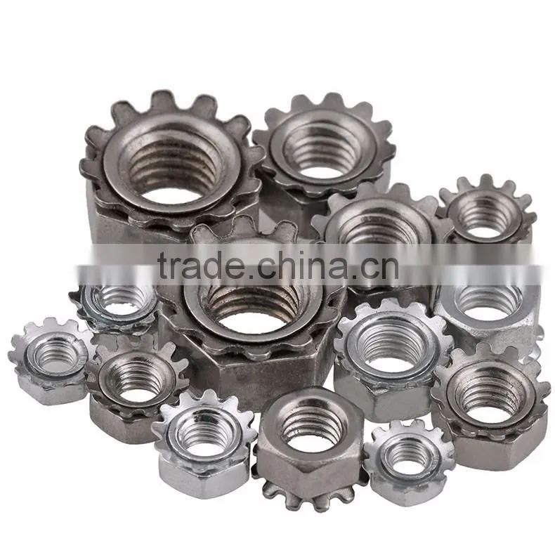 Mass supply fine workmanship high quality carbon steel kep nuts m10