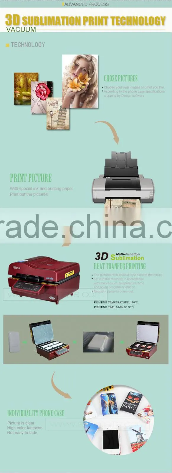 Blank 2D sublimation cover OEM phone case for whole sale