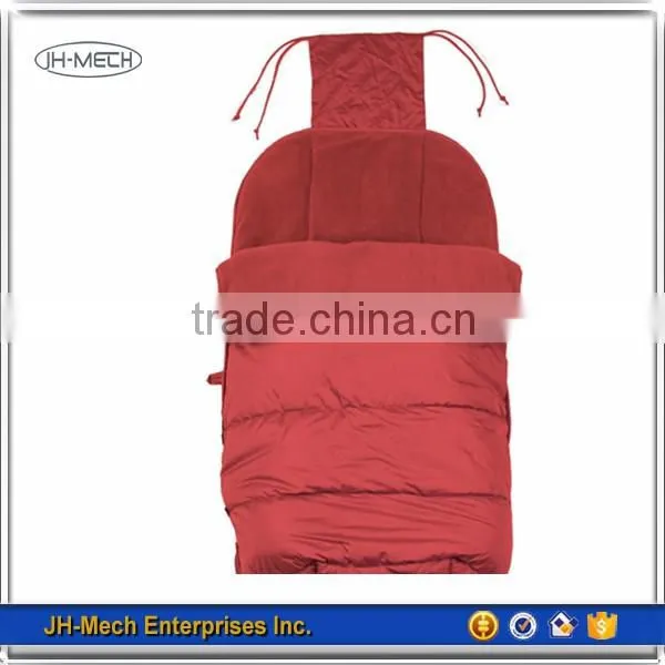European style hot sale red color sheepskin baby footmuff
