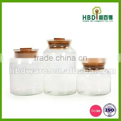 Glass Storage Containers Set with Bamboo Lid