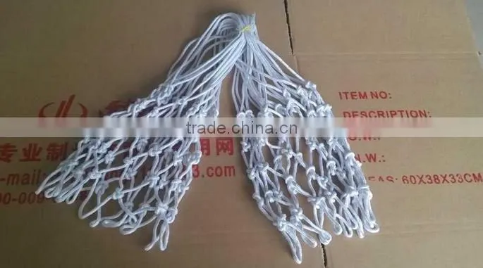 High Quality PP White Basketball Nets Sport Equipments