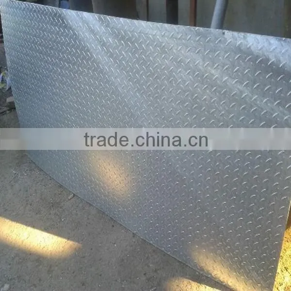Tear Drop Pattern Galvanized Checkered Steel Plate