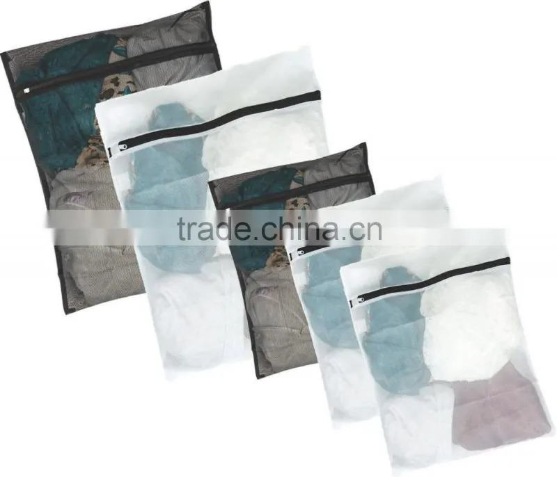 Pack of 5 Fine Mesh Wash Bags Laundry Bag with Zipper Delicates Laundr Bags