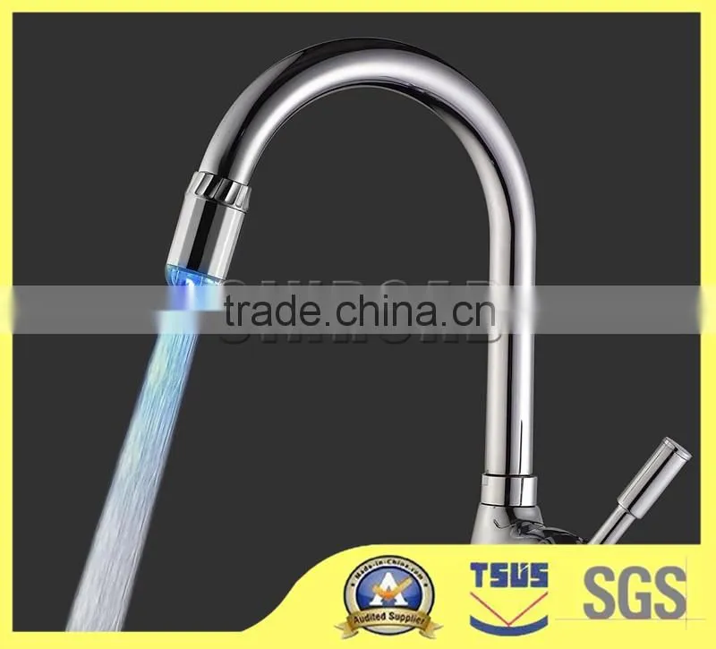 led shower head/Color Changing LED Water Saving Shower Head 8 inch Stainless Steel