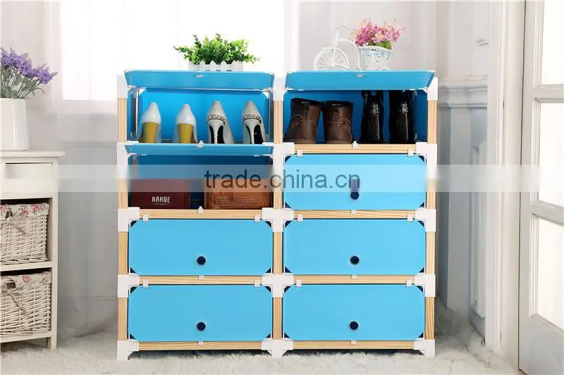 2015 China high quality 3 doors wooden wardrobe closet