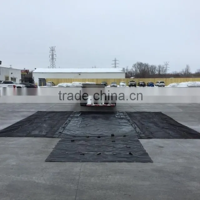 24' x 27' Flatbed Truck Tarp - Light Weight Lumber Tarp with 8' Drop