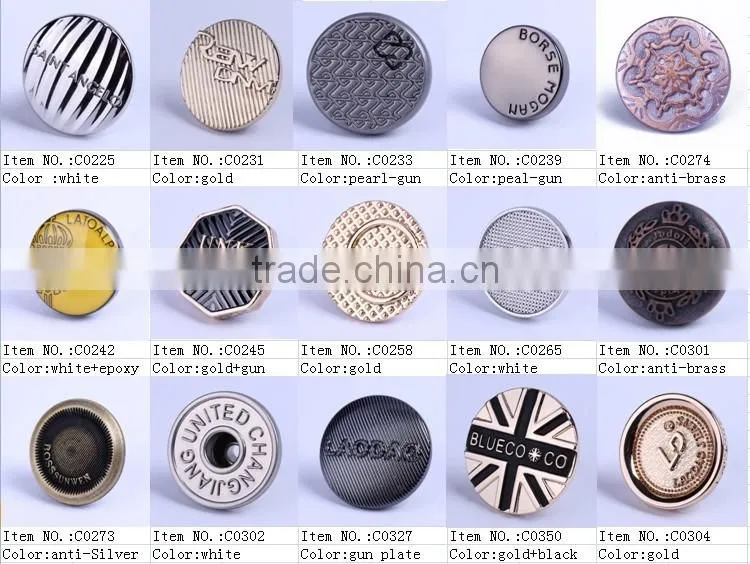 Garment accessory craft fancy jean button