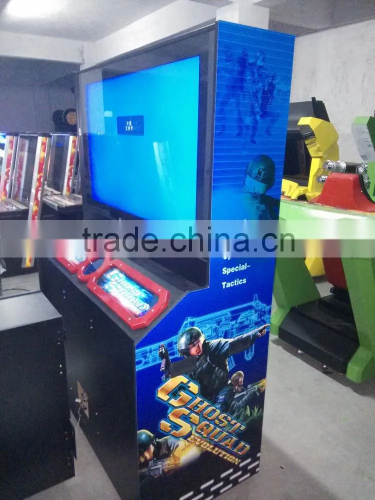 coin operated touch screen video game machines 42_LCD_Ghost_squad shooting arcade game machine racing go karts slot machine