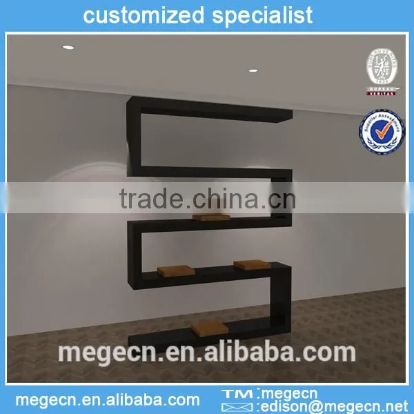 modern wooden shoe display rack