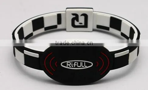 custom smart chip silicone RFID wristband