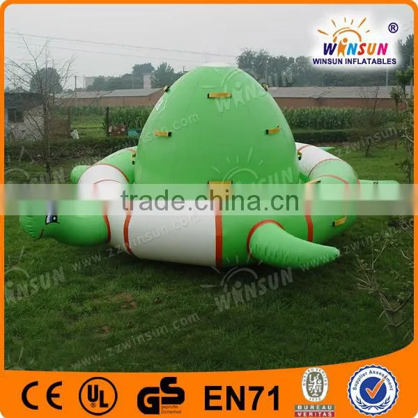 Interesting inflatable turtle rotating water games