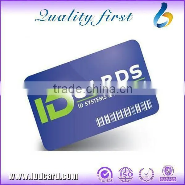 Manufactured 13.56MHz CR80 ISO Standard NFC Contactless PVC Cards