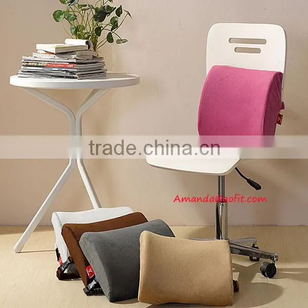 Top selling products in alibaba Car Back Support Pillows ,Memory Foam car back support pillow,portable waist cushion