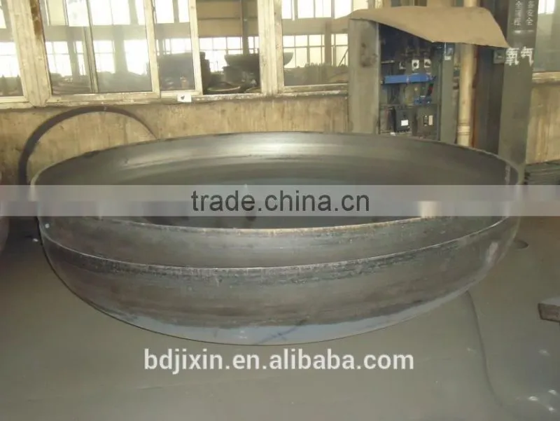 Cone dish end for mixing bowls/flanged conical steel mixing bowls