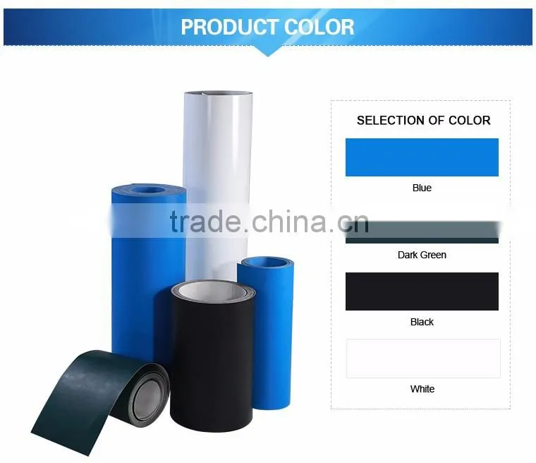 Light duty industrial pvc conveyor belt for food conveying