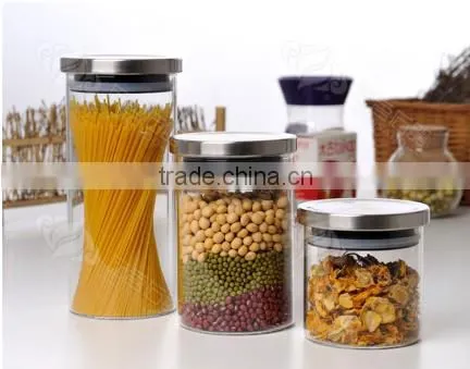 Super Airtight Stainless Steel Tea Canister Sets with Different Capacity Options