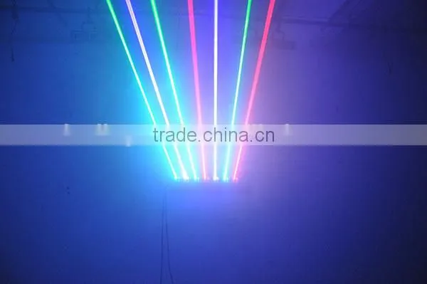 8 lens RGB DMX laser light show dj equipment