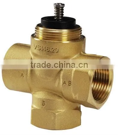 VEI 46 , 3-port internal threaded valve, High Quality Valve,3 Way Valve,Brass Valve for ventilation and air-conditioning system