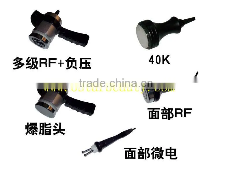 slimming ultrasound vacuum rf slimming equipment with 5 handles OB-SR 03