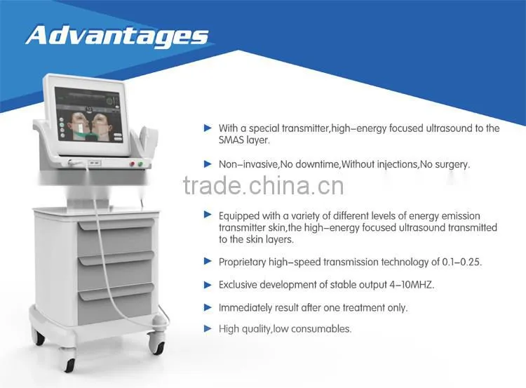 CE approval No surgery professional 3D face lift hifu u-one