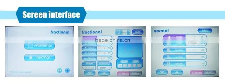 2016 New vertical laser machine with fractional laser co2 facial treatment