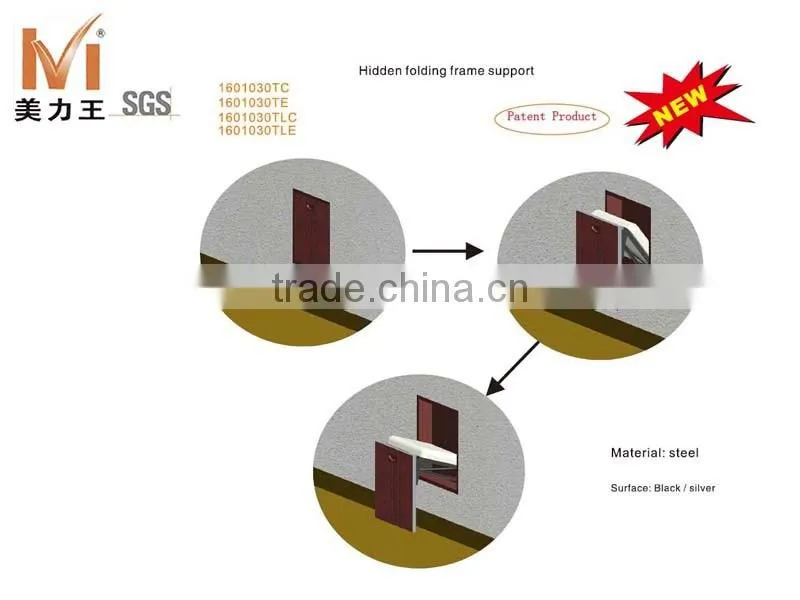 patent product wall mounted chair hidden folding chair hardware for shoes rack shoes cabinet