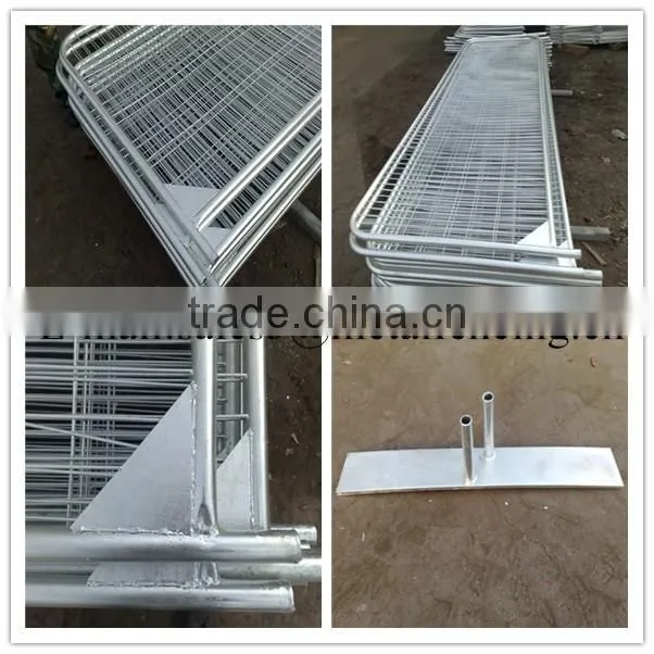 Stable metal frame welded and galvanized concert Crowd Control Barrier for sale